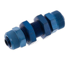 8x6 Aluminum Straight Push-on Fitting Bulkhead