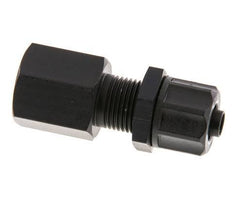 8x6 & G1/4'' Aluminum Straight Push-on Fitting with Female Threads Bulkhead