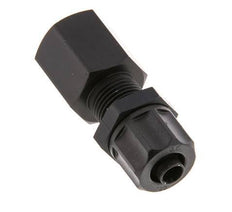 8x6 & G1/4'' Aluminum Straight Push-on Fitting with Female Threads Bulkhead