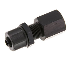 8x6 & G1/4'' Aluminum Straight Push-on Fitting with Female Threads Bulkhead