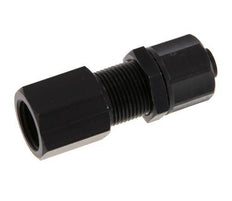 10x8 & G1/4'' Aluminum Straight Push-on Fitting with Female Threads Bulkhead