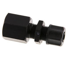 8x6 & G3/8'' Aluminum Straight Push-on Fitting with Female Threads Bulkhead