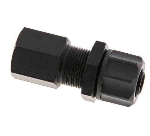 11.6x9 & G3/8'' Aluminum Straight Push-on Fitting with Female Threads Bulkhead