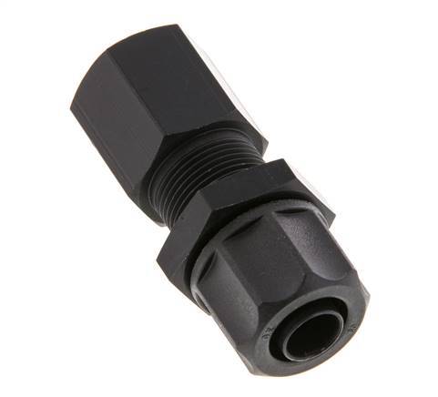 11.6x9 & G3/8'' Aluminum Straight Push-on Fitting with Female Threads Bulkhead