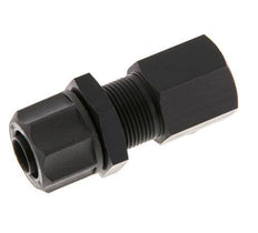 11.6x9 & G3/8'' Aluminum Straight Push-on Fitting with Female Threads Bulkhead