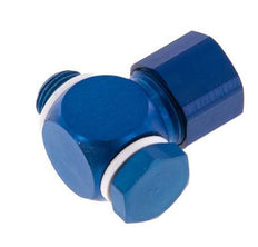 10x8 & G1/8'' Aluminum Banjo Push-on Fitting with Male Threads with O-ring Rotatable [10 Pieces]