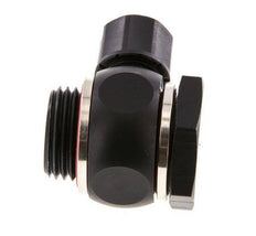 10x8 & G1/2'' Aluminum Banjo Push-on Fitting with Male Threads with O-ring Rotatable [5 Pieces]