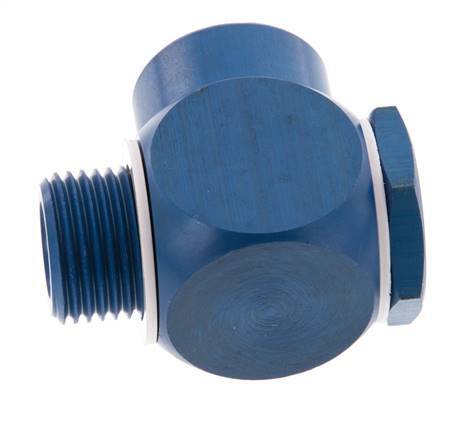 G1/2'' Aluminum Banjo Fitting with Male and Female Threads with Banjo Bolt with O-ring Rotatable