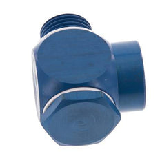 G1/2'' Aluminum Banjo Fitting with Male and Female Threads with Banjo Bolt with O-ring Rotatable