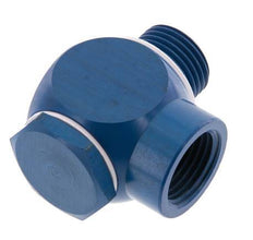 G1/2'' Aluminum Banjo Fitting with Male and Female Threads with Banjo Bolt with O-ring Rotatable