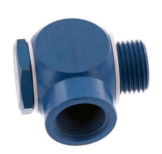 G1/2'' Aluminum Banjo Fitting with Male and Female Threads with Banjo Bolt with O-ring Rotatable