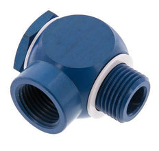 G1/2'' Aluminum Banjo Fitting with Male and Female Threads with Banjo Bolt with O-ring Rotatable
