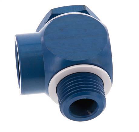 G1/2'' Aluminum Banjo Fitting with Male and Female Threads with Banjo Bolt with O-ring Rotatable