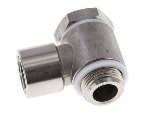 G3/8'' Stainless Steel 1.4404 Banjo Fitting with Male and Female Threads with Banjo Bolt with O-ring Rotatable