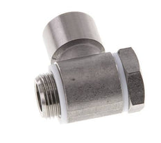 G3/8'' Stainless Steel 1.4404 Banjo Fitting with Male and Female Threads with Banjo Bolt with O-ring Rotatable