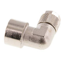 10x8 & G3/8'' Nickel plated Brass Elbow Push-on Fitting with Female Threads