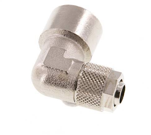 10x8 & G3/8'' Nickel plated Brass Elbow Push-on Fitting with Female Threads