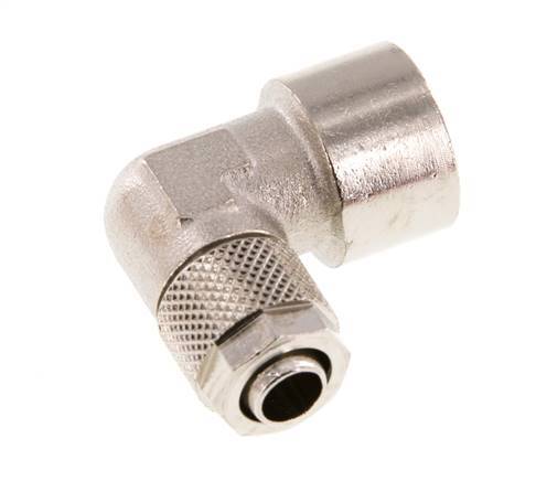 10x8 & G3/8'' Nickel plated Brass Elbow Push-on Fitting with Female Threads