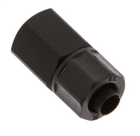 10x8 & G1/4'' Aluminum Straight Push-on Fitting with Female Threads [2 Pieces]