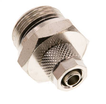 8x6 & G1/2'' Nickel plated Brass Straight Push-on Fitting with Male Threads NBR [2 Pieces]