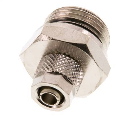8x6 & G1/2'' Nickel plated Brass Straight Push-on Fitting with Male Threads NBR [2 Pieces]
