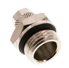 8x6 & G1/2'' Nickel plated Brass Straight Push-on Fitting with Male Threads NBR [2 Pieces]