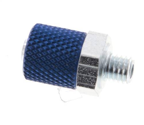 6x4 & M5 Aluminum Straight Push-on Fitting with Male Threads [5 Pieces]