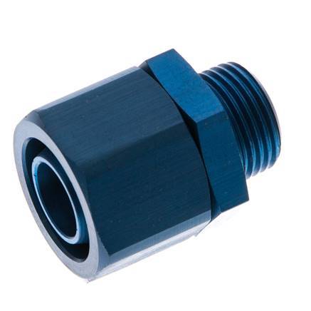 17.6x13 & G3/8'' Aluminum Straight Push-on Fitting with Male Threads