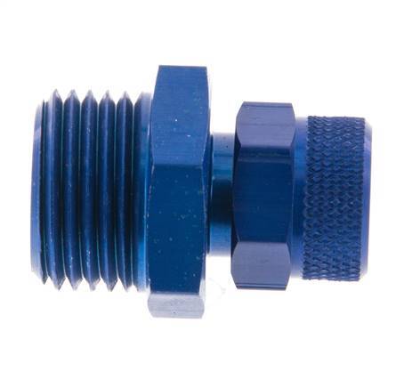 11.6x9 & G1/2'' Aluminum Straight Push-on Fitting with Male Threads
