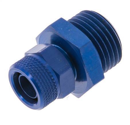 11.6x9 & G1/2'' Aluminum Straight Push-on Fitting with Male Threads