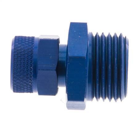 11.6x9 & G1/2'' Aluminum Straight Push-on Fitting with Male Threads