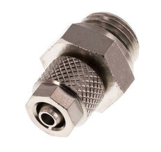 6x4 & G1/4'' Nickel plated Brass Straight Push-on Fitting with Male Threads FKM [5 Pieces]