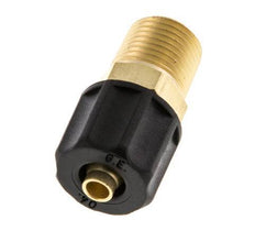 6x4 & 1/8''NPT Brass Straight Push-on Fitting with Male Threads [2 Pieces]