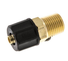 6x4 & 1/8''NPT Brass Straight Push-on Fitting with Male Threads [2 Pieces]