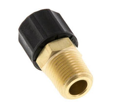 6x4 & 1/8''NPT Brass Straight Push-on Fitting with Male Threads [2 Pieces]