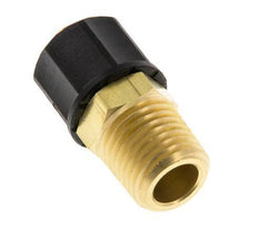 10x8 & 1/4''NPT Brass Straight Push-on Fitting with Male Threads