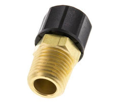 10x8 & 1/4''NPT Brass Straight Push-on Fitting with Male Threads