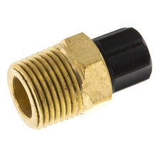6x4 & 3/8''NPT Brass Straight Push-on Fitting with Male Threads