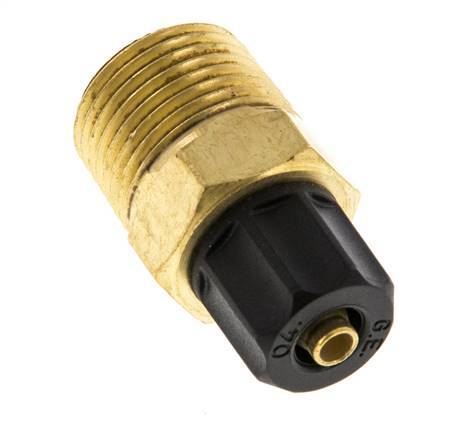 6x4 & 3/8''NPT Brass Straight Push-on Fitting with Male Threads