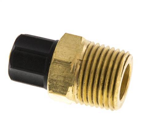 6x4 & 3/8''NPT Brass Straight Push-on Fitting with Male Threads