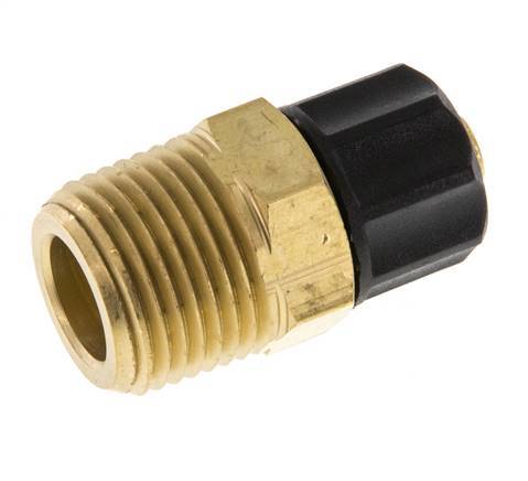 8x6 & 3/8''NPT Brass Straight Push-on Fitting with Male Threads