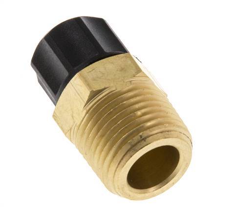8x6 & 3/8''NPT Brass Straight Push-on Fitting with Male Threads