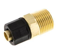 10x8 & 3/8''NPT Brass Straight Push-on Fitting with Male Threads