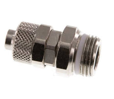 10x8 & G3/8'' Nickel plated Brass Straight Push-on Fitting with Male Threads PTFE Rotatable