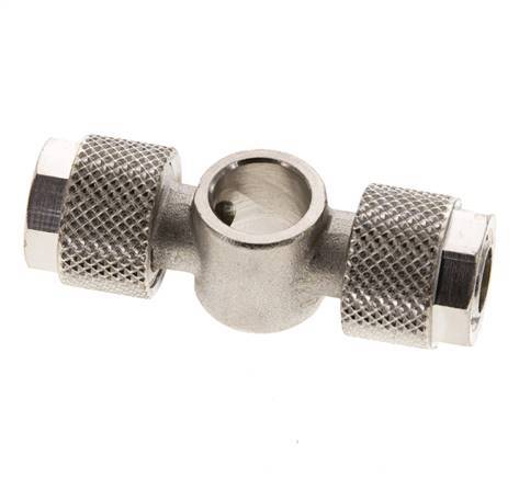 10x8 & G1/8'' Nickel plated Brass Banjo Tee Push-on Fitting