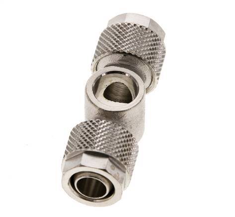 10x8 & G1/8'' Nickel plated Brass Banjo Tee Push-on Fitting