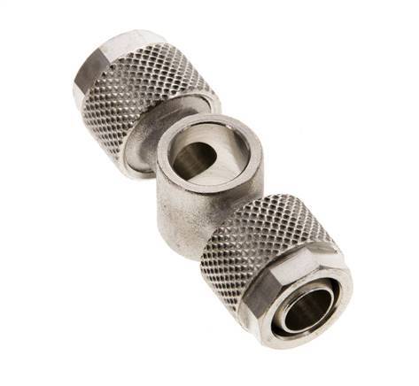 10x8 & G1/8'' Nickel plated Brass Banjo Tee Push-on Fitting