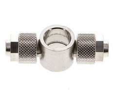 10x8 & G1/4'' Nickel plated Brass Banjo Tee Push-on Fitting [2 Pieces]