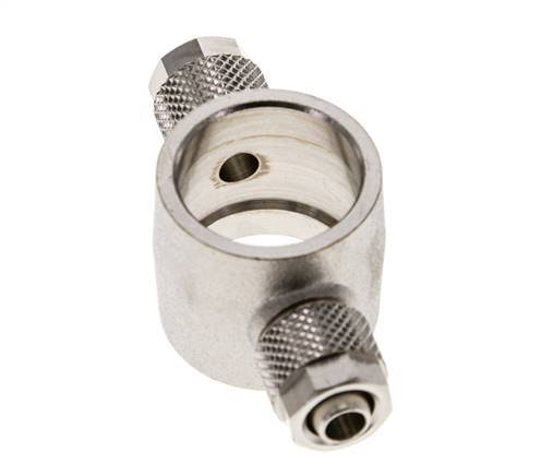 8x6 & G1/2'' Nickel plated Brass Banjo Tee Push-on Fitting