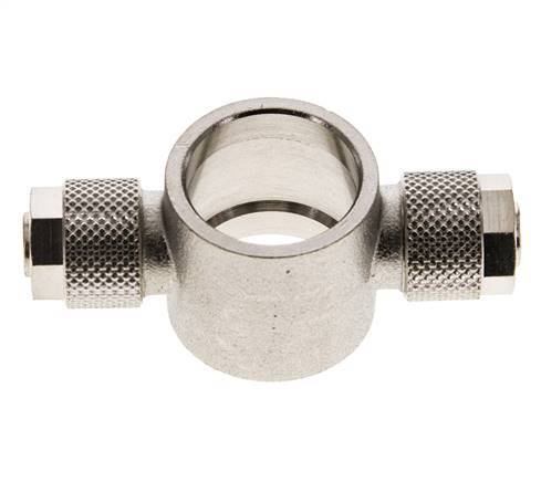 10x8 & G1/2'' Nickel plated Brass Banjo Tee Push-on Fitting